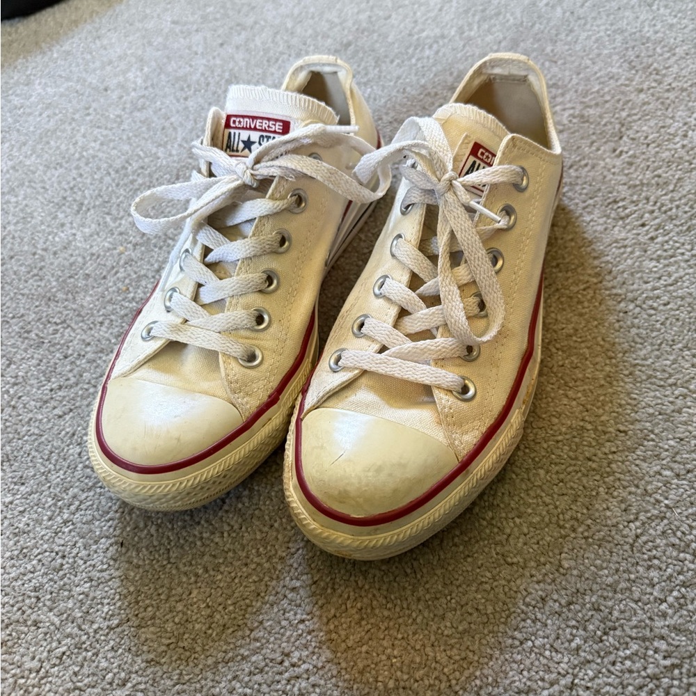 Converse White Low-Top Sneakers